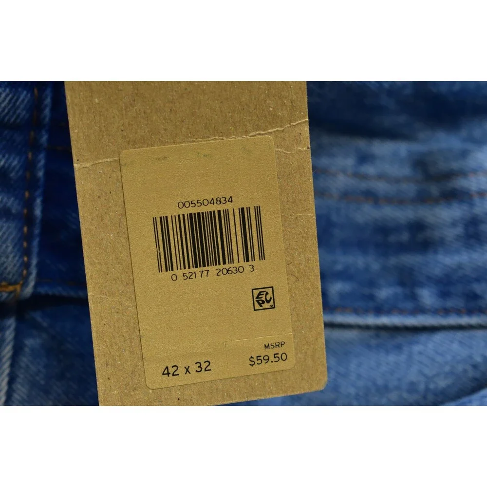 Levis 550 Jeans Mens 42x32 Blue Relaxed Fit Tapered Leg Denim New 100% Cotton - Picture 8 of 14